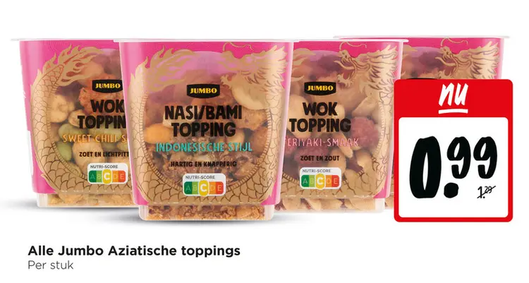 Aanbieding: Jumbo Aziatische toppings