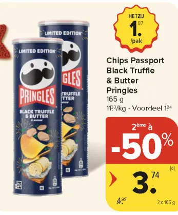 Promotie: Chips Passport Black Truffle & Butter
