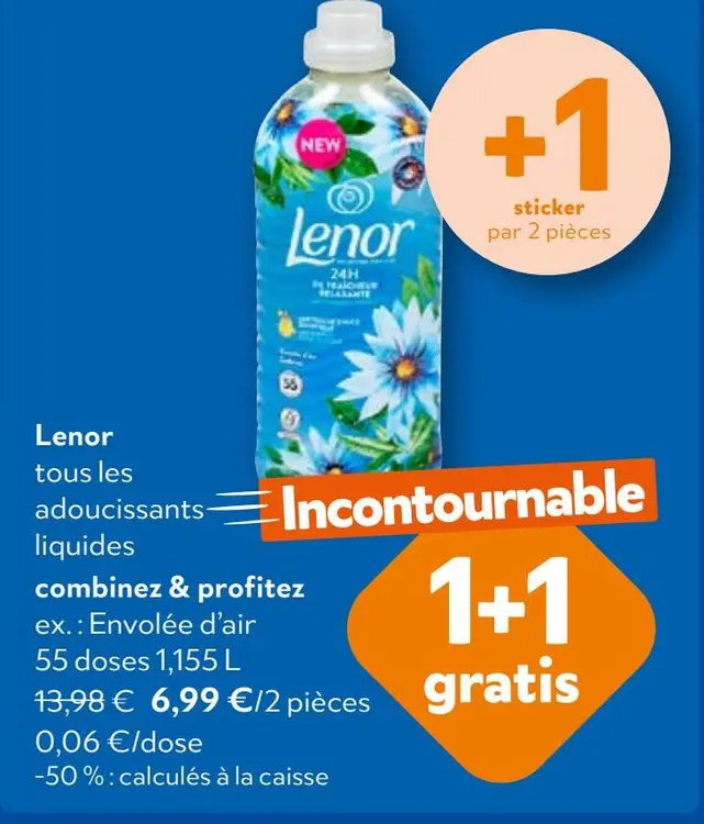 Offre: adoucissants liquides