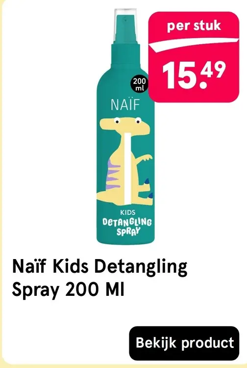 Aanbieding: Naïf Kids Detangling Spray