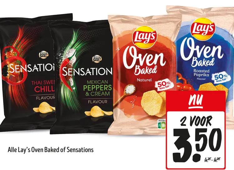 Aanbieding: Lay's Oven Baked or Sensations