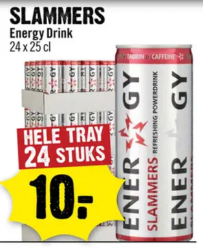 Aanbieding: Slammers Energy Drink