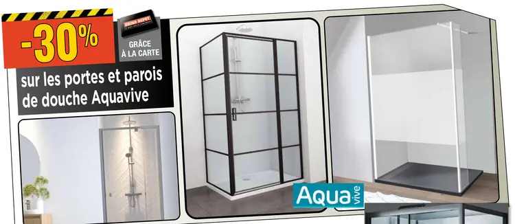 Offre: portes et parois de douche