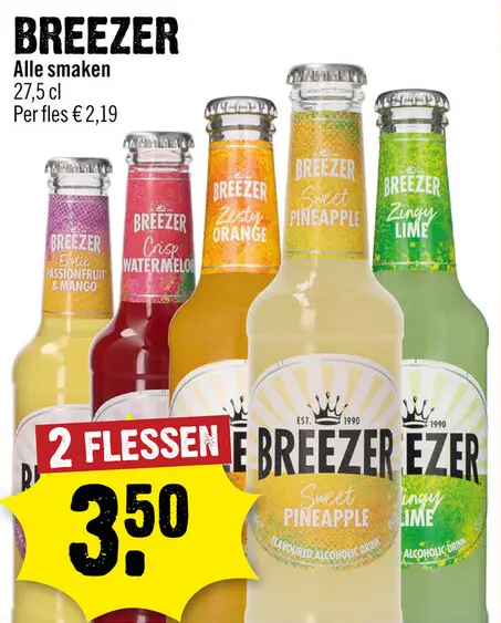 Aanbieding: Breezer Alle smaken