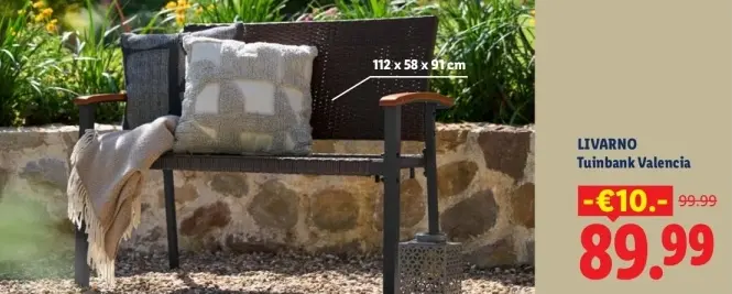 Aanbieding: Tuinbank Valencia