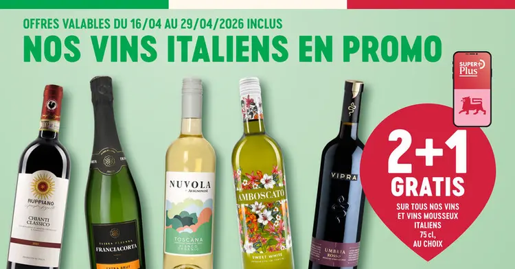 Offre: Vins Italiens