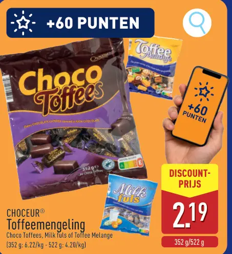 Promotie: Toffeemengeling