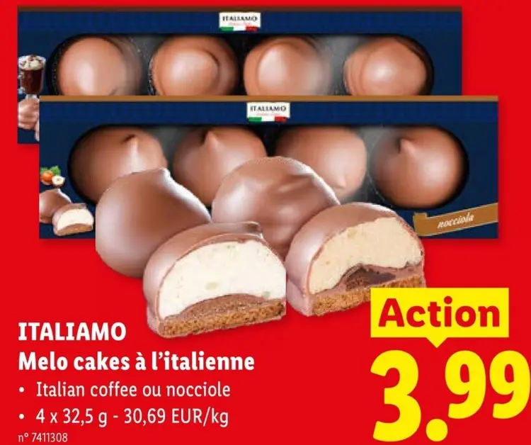 Offre: Italiamo Melo cakes à l'italienne