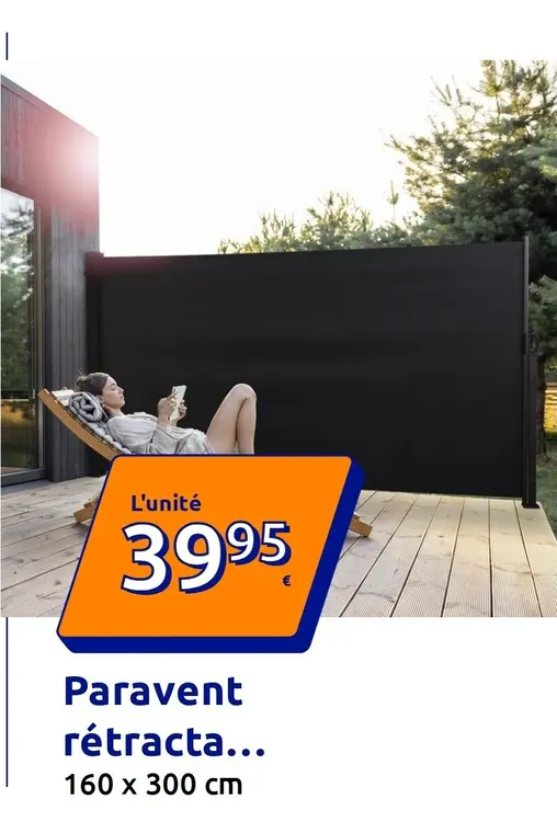 Offre: Paravent rétracta...