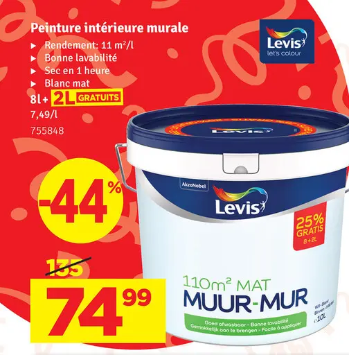 Offre: Peinture intérieure murale