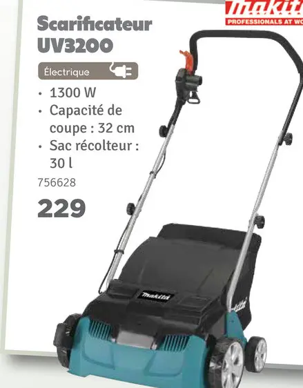 Offre: Scarificateur UV3200