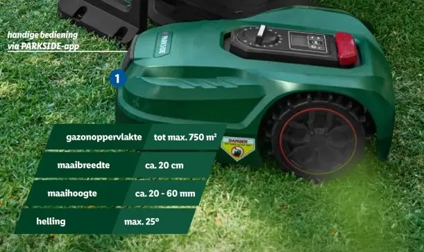 Promotie: Robotmaaier, 20 V