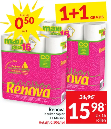 Promotie: Keukenpapier La Maison