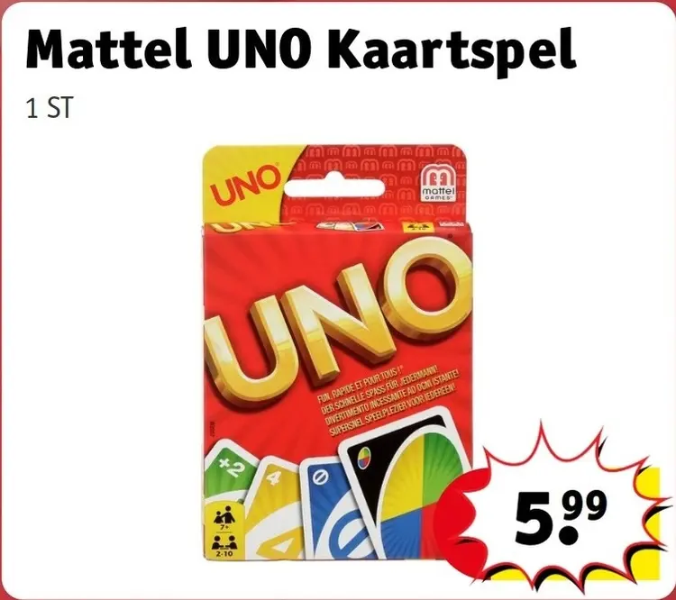 Aanbieding: UNO Kaartspel