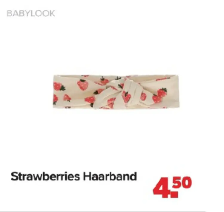 Promotie: Strawberries Haarband