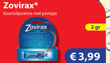 Aanbieding: Zovirax Koortslipcrème met pompje