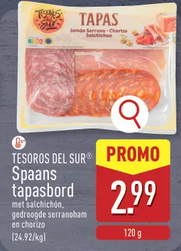 Aanbieding: Spaans tapasbord