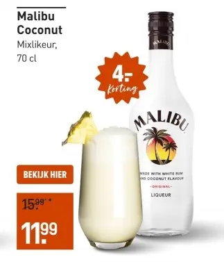Aanbieding: Malibu Coconut