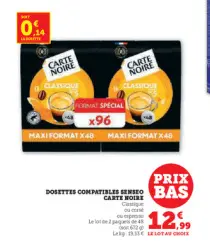 Aanbieding: Dosettes compatibles senseo