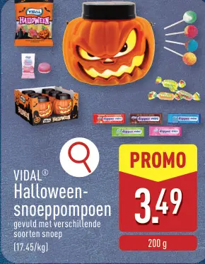 Promotie: Halloween snoeppompoen