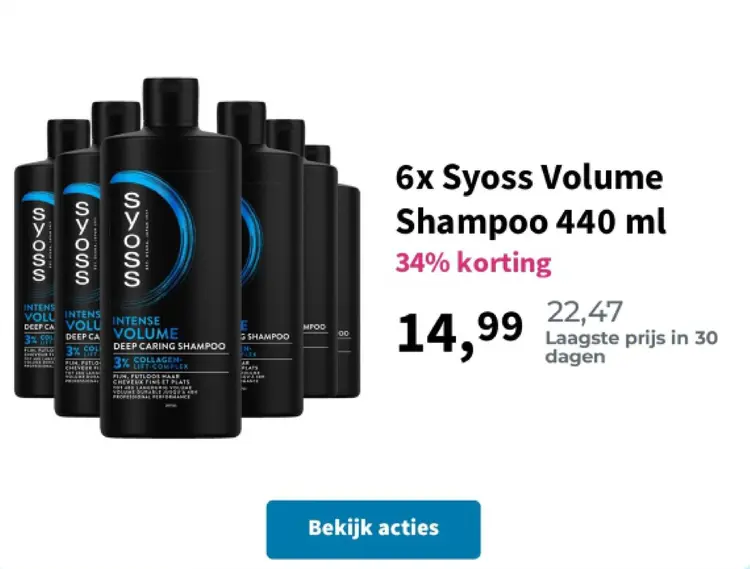 Aanbieding: Syoss Volume Shampoo