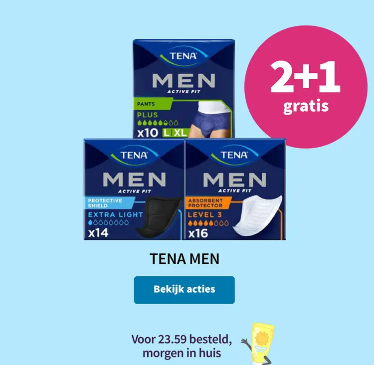 Promotie: Tena men