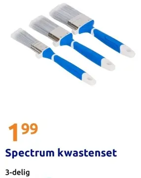 Aanbieding: Spectrum kwastenset
