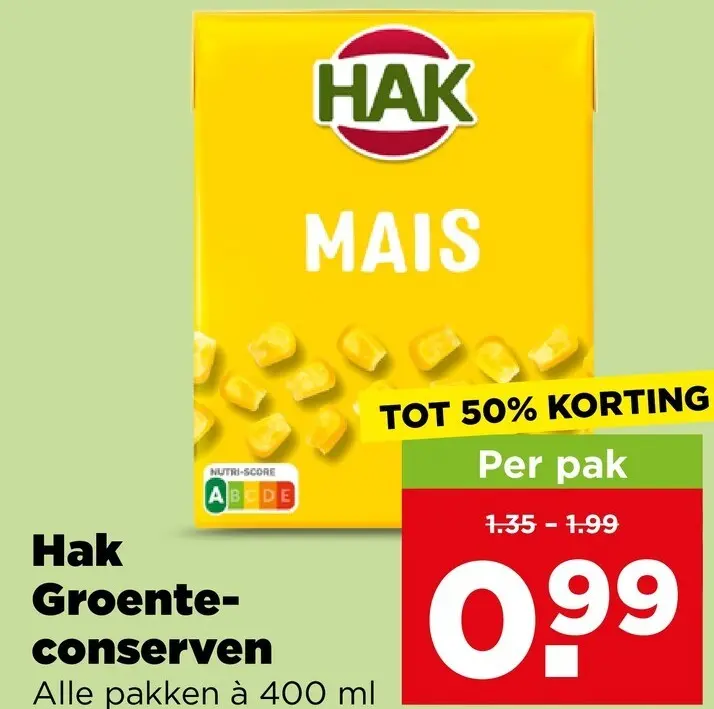 Aanbieding: Groente-conserven