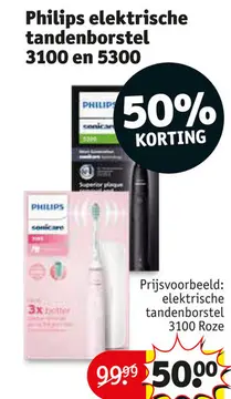 Aanbieding: Philips elektrische tandenborstel 3100 en 5300