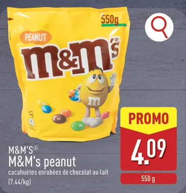 Offre: M&M's peanut