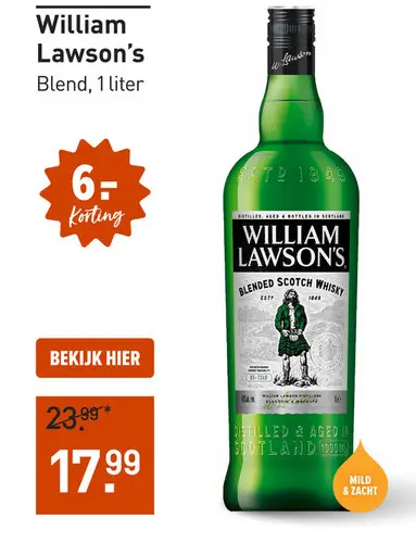 Aanbieding: William Lawson's