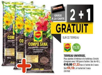 Offre: TERREAU UNIVERSEL
