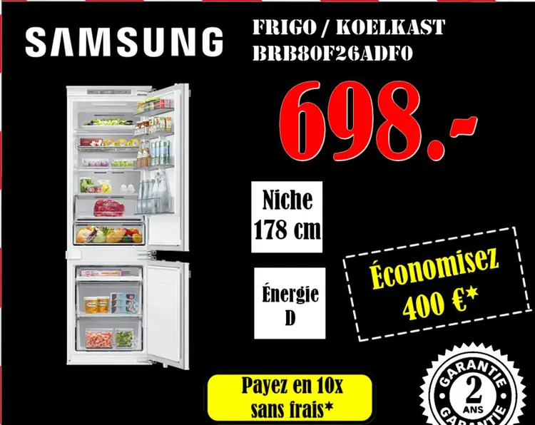 Aanbieding: Frigo / koelkast brb80f26adfo