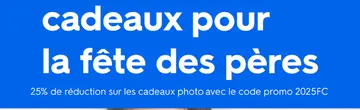Offre: cadeaux pour la fête des pères