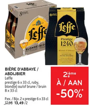 Offre: BIÈRE D'ABBAYE / ABDIJBIER Leffe