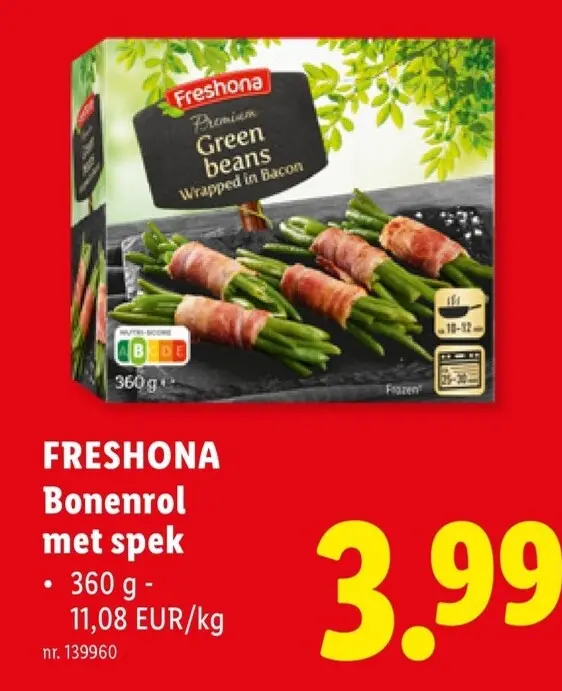 Promotie: Bonenrol met spek