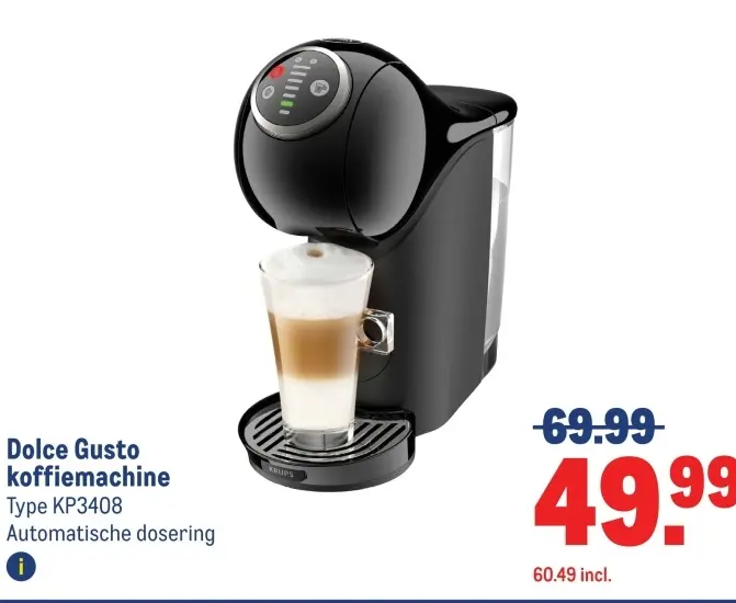 Aanbieding: Dolce Gusto koffiemachine
