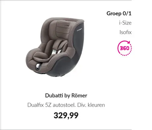 Aanbieding: Dualfix 5Z autostoel