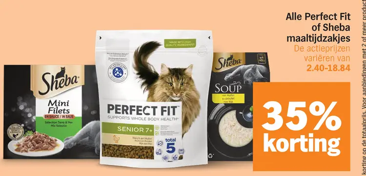 Aanbieding: Perfect Fit of Sheba maaltijdzakjes
