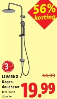 Aanbieding: Regendoucheset