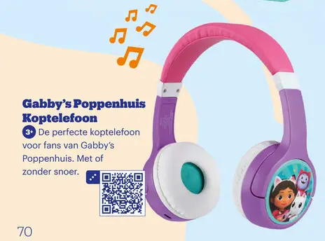 Aanbieding: Gabby's Poppenhuis Koptelefoon