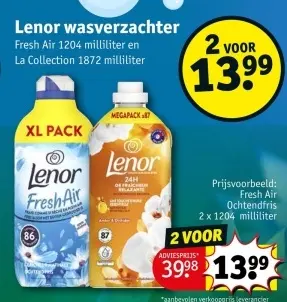 Aanbieding: wasverzachter