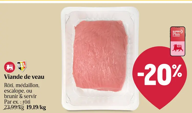 Offre: Viande de veau