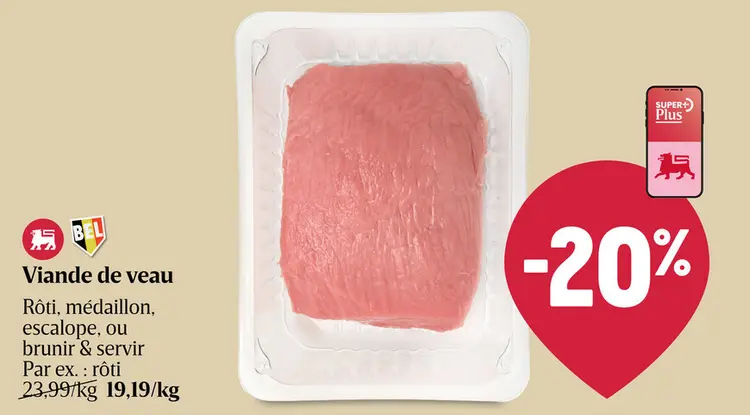 Offre: Rôti de veau