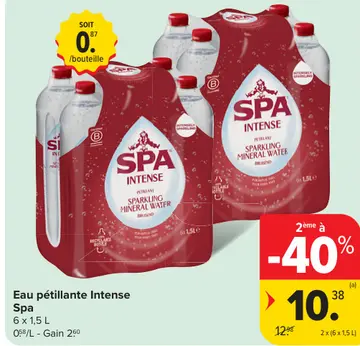 Offre: Eau pétillante Intense
