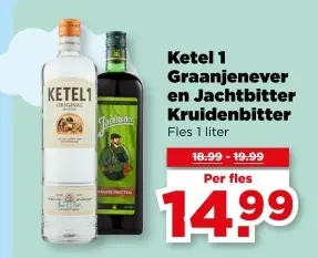 Aanbieding: Graanjenever en Jachtbitter Kruidenbitter