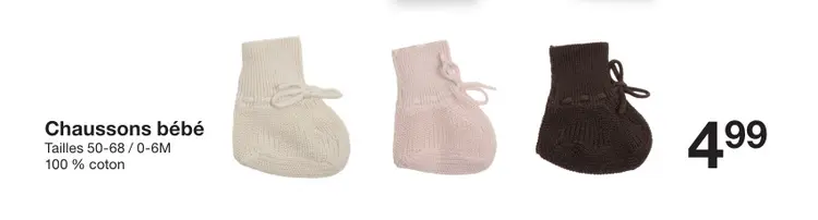 Offre: Chaussons bébé