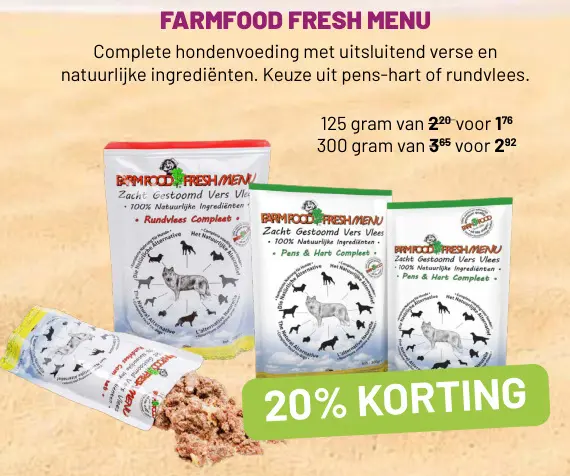 Aanbieding: Farmfood fresh menu