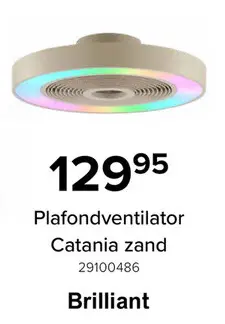 Promotie: Plafondventilator Catania zand