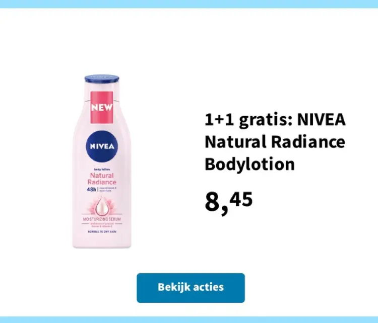 Promotie: Natural Radiance Bodylotion